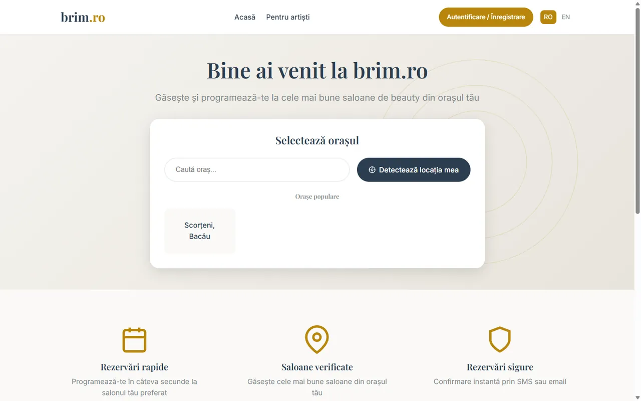 Brim — Vizualizare desktop